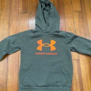 Boys Under Armour green hoodie
